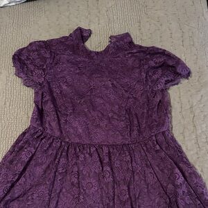 Purple Lace Dress